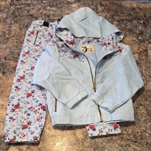 Size 3T-4T L&P Apparel NEW Girl's Mid-Season Spring Fall Coat And Pants